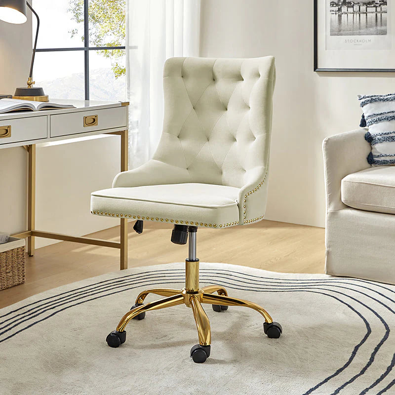 Adega Velvet Adjustable Office Chair