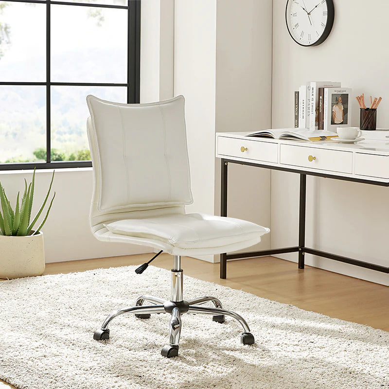 Edwin Leather Swivel Task Chair