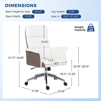 Elisa Office Chair With Tufted Back