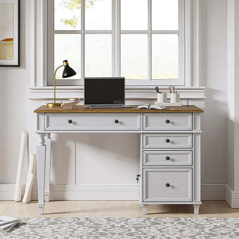 Christian 50" Farmhouse Desk with Lift Top and USB