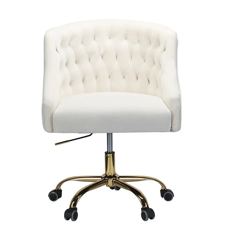 Penelope Velvet Tufted Office Chair
