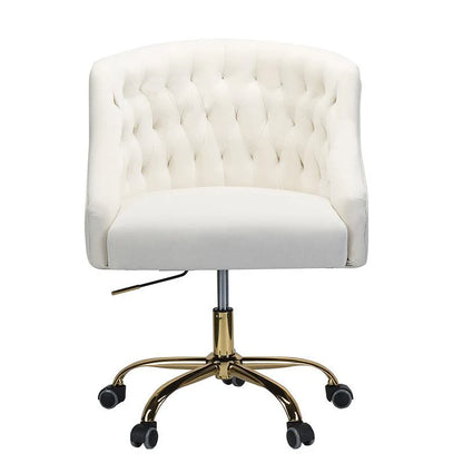 Penelope Velvet Tufted Office Chair