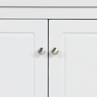Modern Stylish Triangle Corner Storage Cabinet with Two Adjustable Internal Shelves