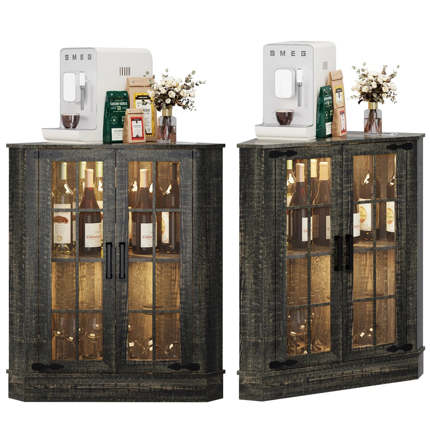 20"Wide Corner Storage Cabinet - N/A