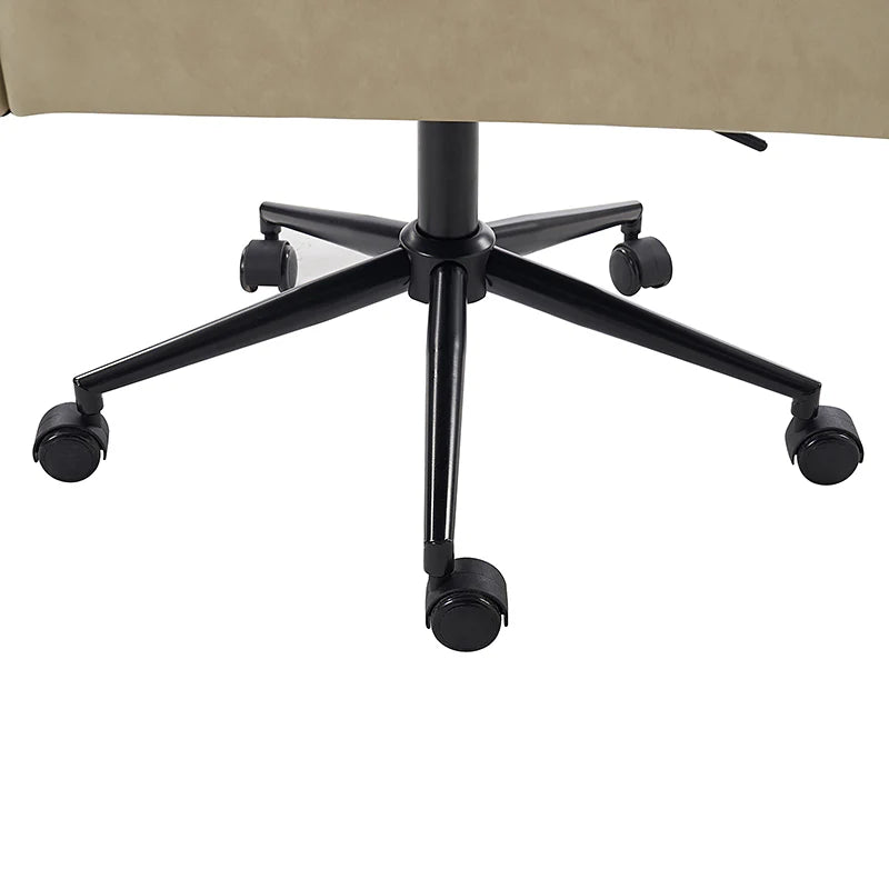 Fabius Mid-Century Modern Height-Adjustable Swivel Office Chair