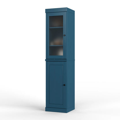 100% Solid Wood 16.5" Kitchen Pantry Cabinet with Doors by Palace Imports