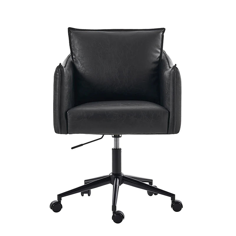 Fabius Mid-Century Modern Height-Adjustable Swivel Office Chair