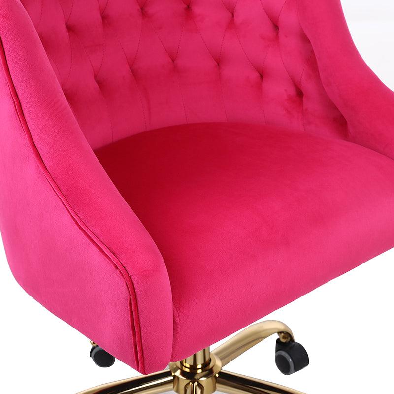 Penelope Velvet Tufted Office Chair