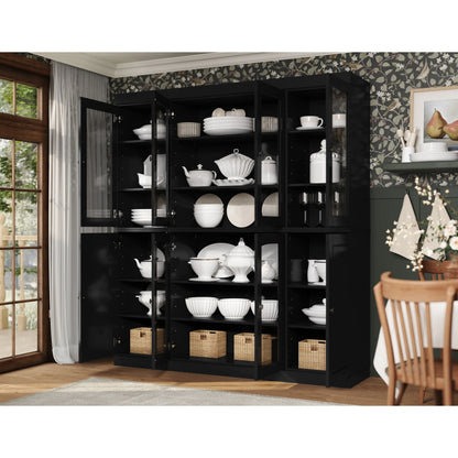100% Solid Wood 65" Kitchen China Pantry Buffet by Palace Imports - 65" x 71.5"