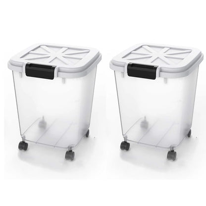 HANAMYA Rice Storage Container with Measuring Cup