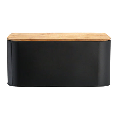Metal "Bread" Bin with Bamboo Lid