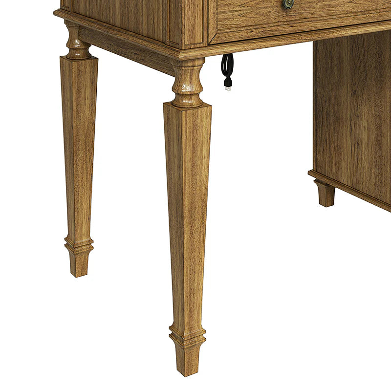 Christian 50" Farmhouse Desk with Lift Top and USB