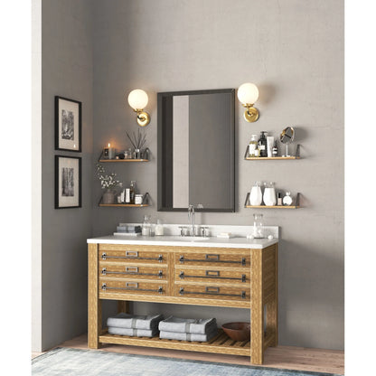 Wallniture Ponza 17inch Long, 4.5" Deep Wooden Shelves, Shelf for Kitchen