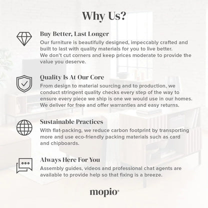 Mopio Brooklyn Storage Cabinet, Modern Farmhouse Entryway Accent Cabinet, Buffet Sideboard, Credenza