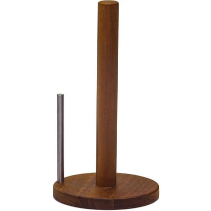 Manada Teak & Stainless Steel Paper Towel Holder
