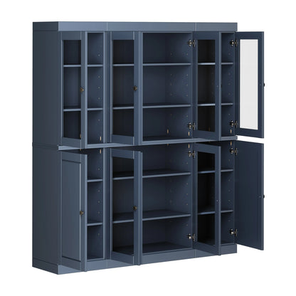 100% Solid Wood 65" Kitchen China Pantry Buffet by Palace Imports - 65" x 71.5"