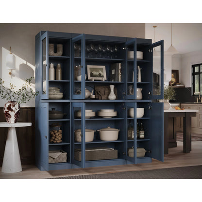 100% Solid Wood 65" Kitchen China Pantry Buffet by Palace Imports - 65" x 71.5"