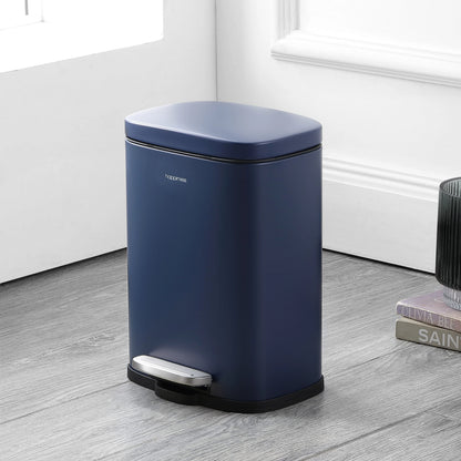 happimess 13-Gallon Trash Can with Soft-Close Lid and FREE Mini Trash Can