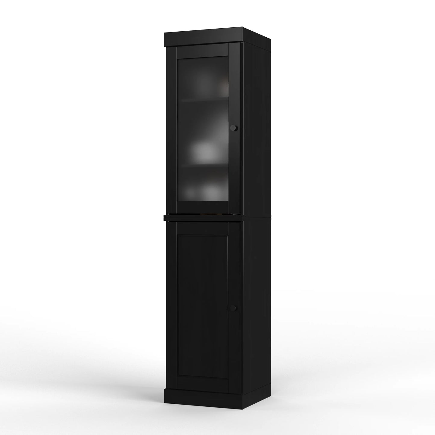 100% Solid Wood 16.5" Kitchen Pantry Cabinet with Doors by Palace Imports