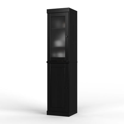 100% Solid Wood 16.5" Kitchen Pantry Cabinet with Doors by Palace Imports