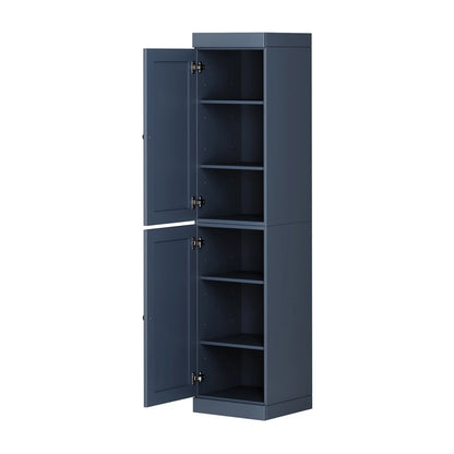 100% Solid Wood 16.5" Kitchen Pantry Cabinet with Doors by Palace Imports