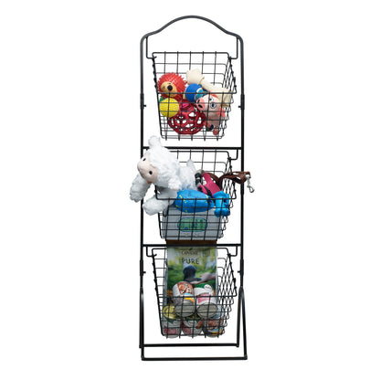 Gourmet Basic 3-tier Wire Market Basket