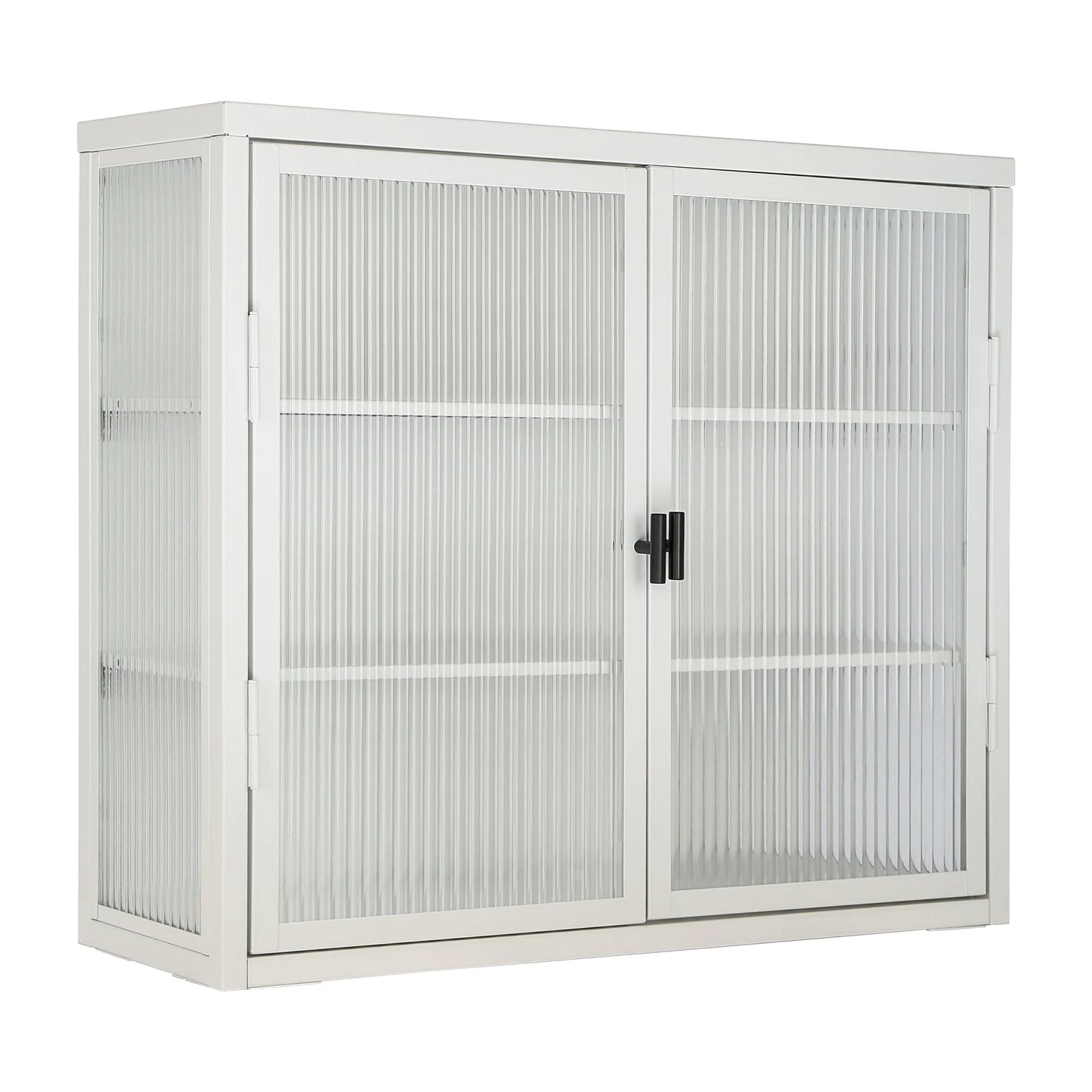 Retro Style Glass Door Wall Cabinet