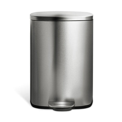 NINESTARS 13.2 Gallon Rectangular Step-On Trash Can