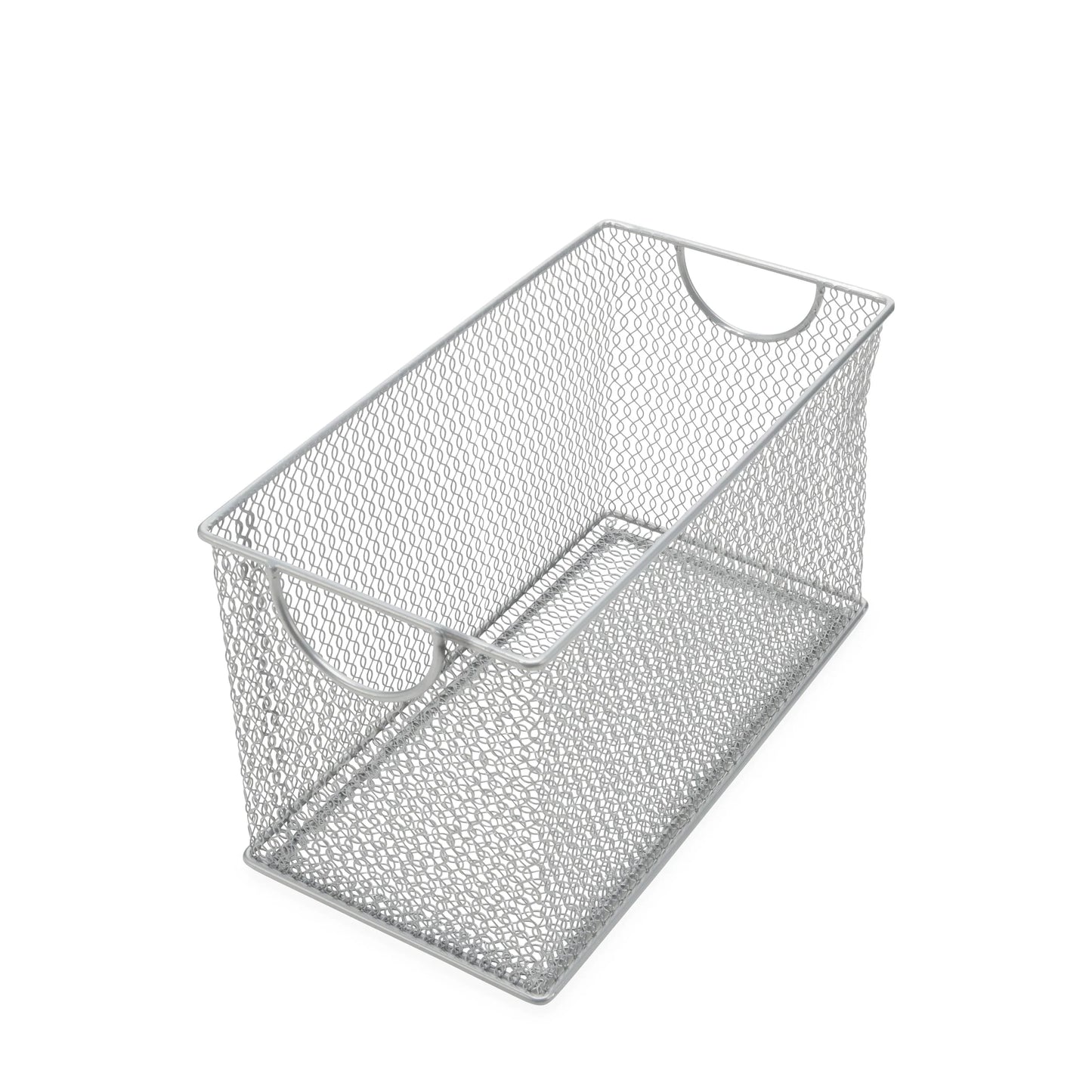 YBM Home All-Purpose Wire Mesh Storage Baskets: Organize Your Home with Open Bin Shelf Storage, Pack of 1