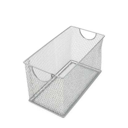 YBM Home All-Purpose Wire Mesh Storage Baskets: Organize Your Home with Open Bin Shelf Storage, Pack of 1