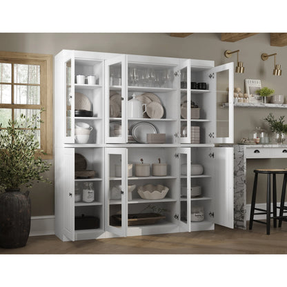 100% Solid Wood 65" Kitchen China Pantry Buffet by Palace Imports - 65" x 71.5"