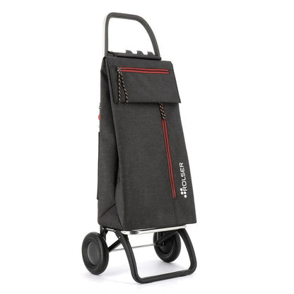 Shopping Trolley Rolser Wallaby Tweed 2 Wheel Foldable - 16.14 in.W x 12.6 in.D x 41.14 in.H