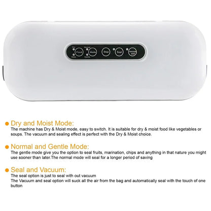 MegaChef Home Vacuum Sealer and Food Preserver with Extra Bag