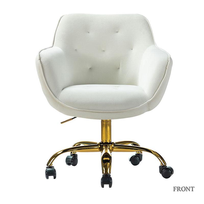 Jovida Velvet Tufted Office Chair