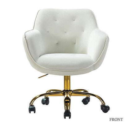 Jovida Velvet Tufted Office Chair