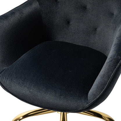 Jovida Velvet Tufted Office Chair