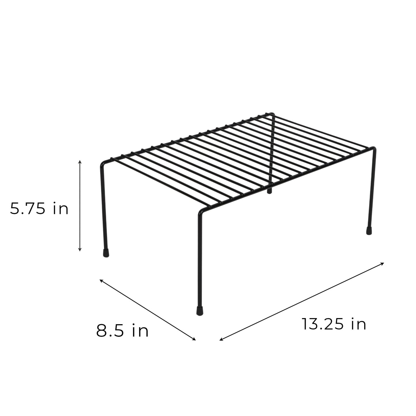 Smart Design Cabinet Storage Shelf Rack - 8.5 x 13.25 inch