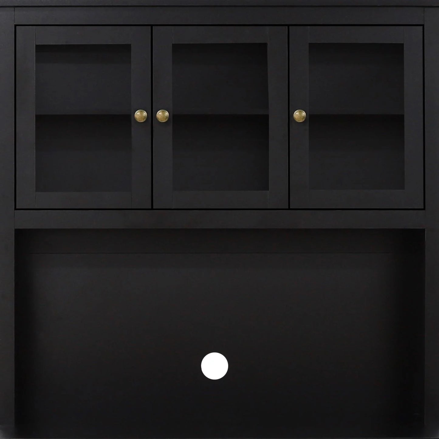 VEIKOUS Pantry Kitchen Cabinet Storage with Microwave Stand and 3 Adjustable Shelves