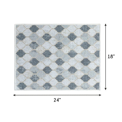 Large Dish Drying Mat for Kitchen Counter - Super-Absorbent Washable Cotton Large Baby Bottle Dryer Pad - Highly Absorbent Ultra
