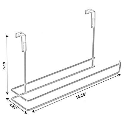 Over The Cabinet Paper Towel Holder, Black