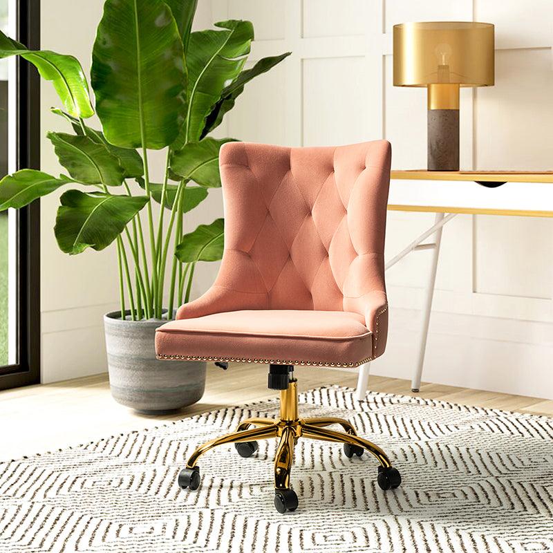 Adega Velvet Adjustable Office Chair