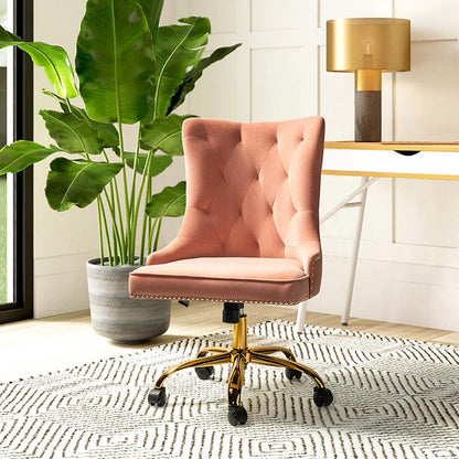 Adega Velvet Adjustable Office Chair