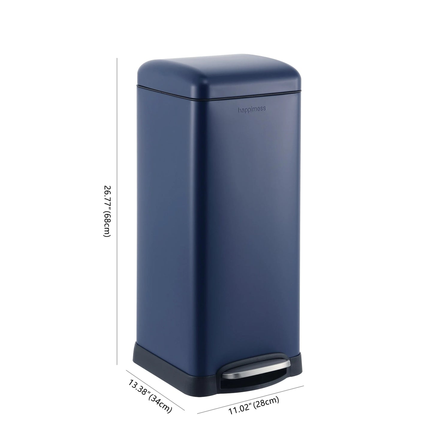 happimess Betty Retro 8-Gallon Step-Open Trash Can