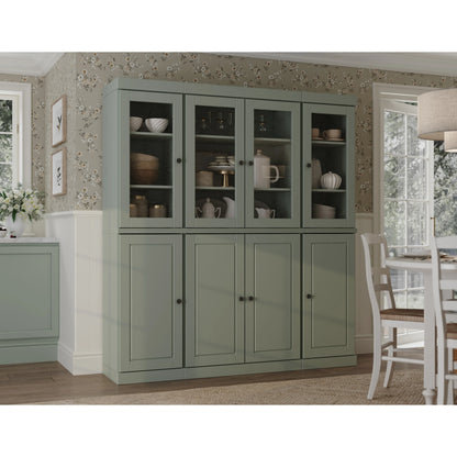 100% Solid Wood 65" Kitchen China Pantry Buffet by Palace Imports - 65" x 71.5"