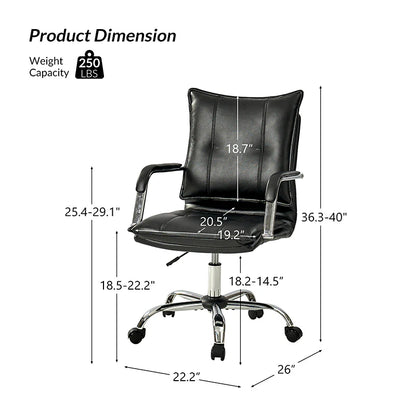 Doug Task Chair with Padded Arms