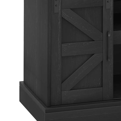 Moasis Farmhouse Coffee Bar Cabinet - 15.1"D x 47.2"W x 51.5"H