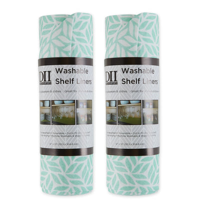 DII Grey Lattice Shelf Liner (Set of 2)