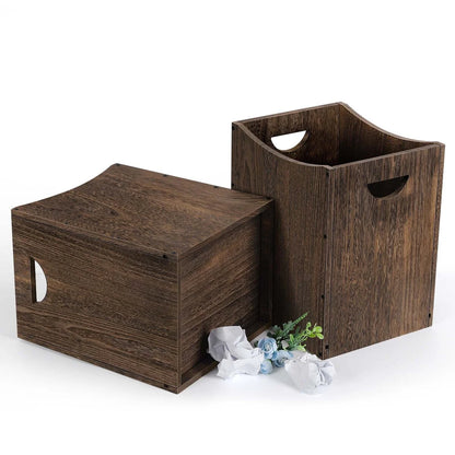 Wood Trash Can 5.3 Gallon