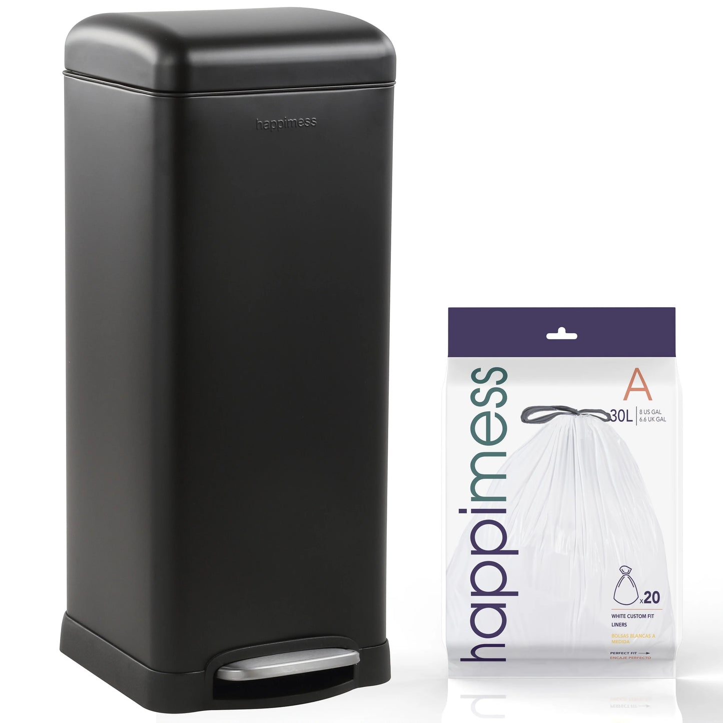 happimess Betty Retro 8-Gallon Step-Open Trash Can