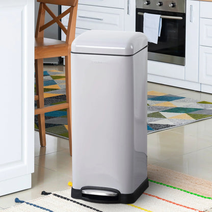 happimess Betty Retro 8-Gallon Step-Open Trash Can